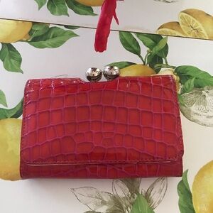 Ted Baker wallet crocodile leather